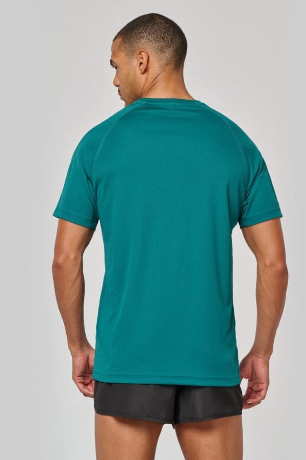 T-shirt de sport à col rond recyclé homme – Image 3