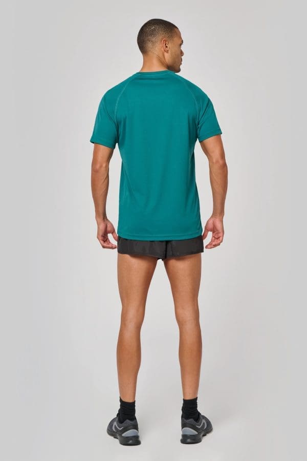 T-shirt de sport à col rond recyclé homme – Image 7