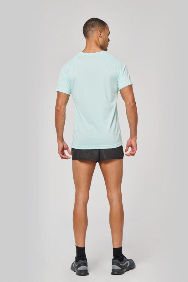 T-shirt de sport à col rond recyclé homme – Image 12