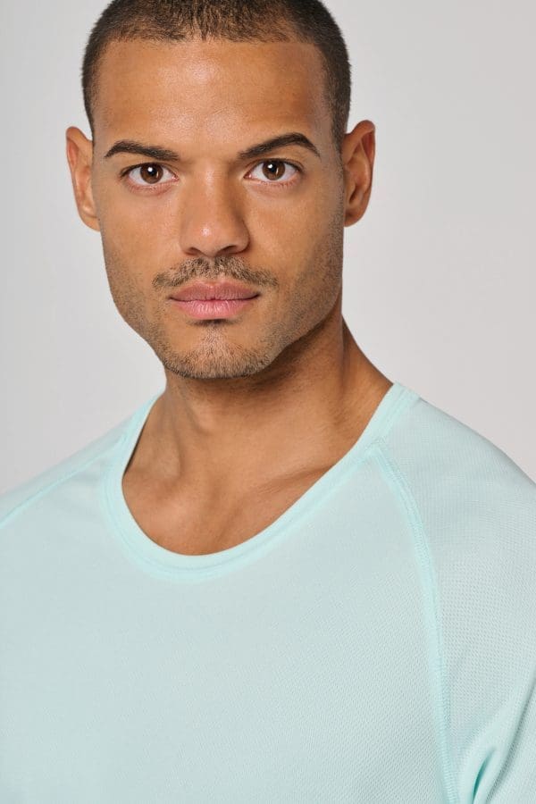 T-shirt de sport à col rond recyclé homme – Image 16