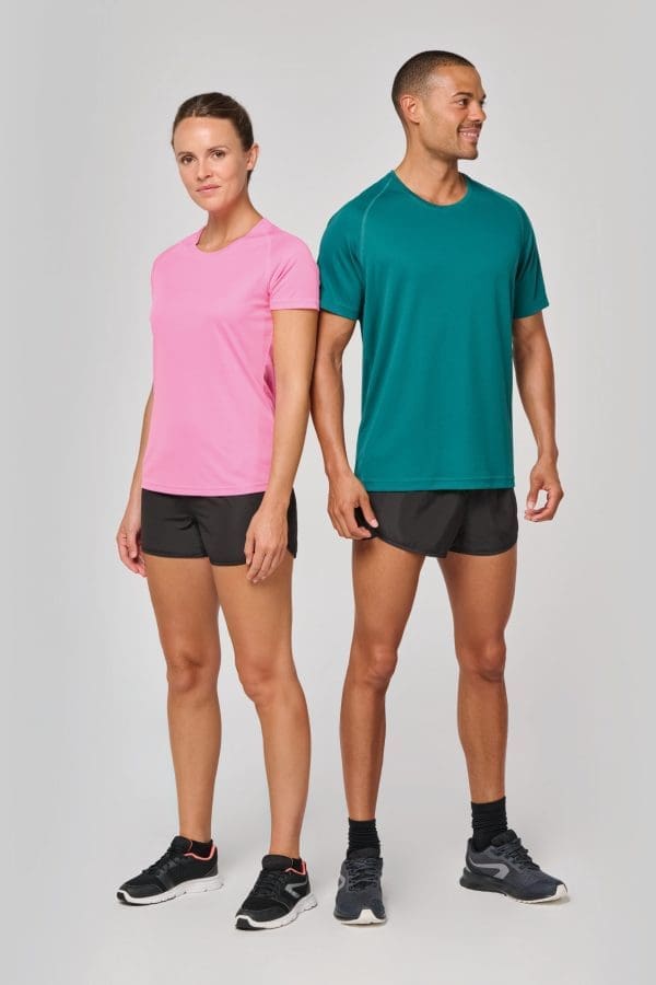 T-shirt de sport à col rond recyclé homme – Image 13