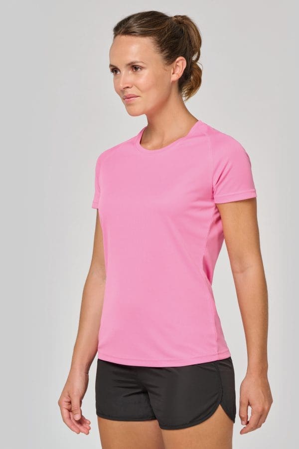 T-shirt de sport à col rond recyclé femme – Image 4