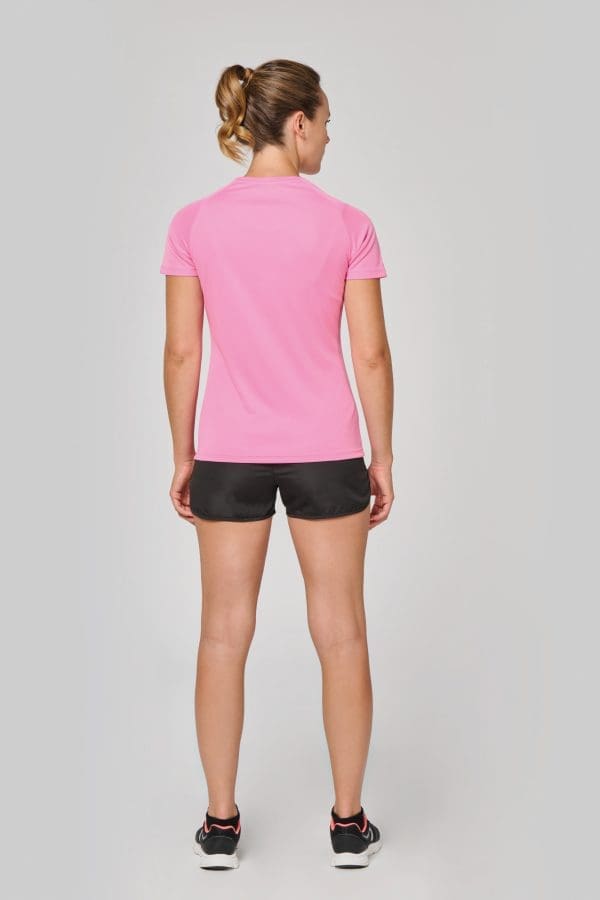 T-shirt de sport à col rond recyclé femme – Image 11