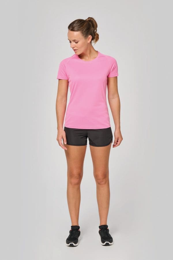 T-shirt de sport à col rond recyclé femme – Image 10