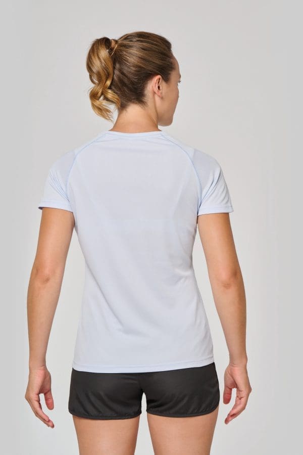 T-shirt de sport à col rond recyclé femme – Image 6
