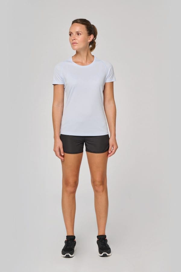 T-shirt de sport à col rond recyclé femme – Image 5
