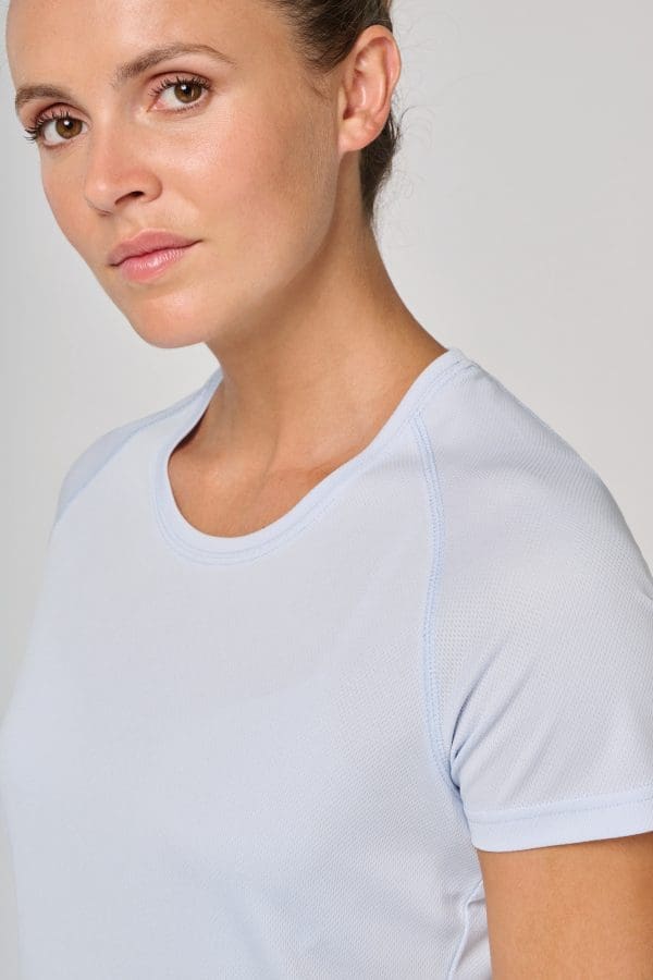 T-shirt de sport à col rond recyclé femme – Image 16