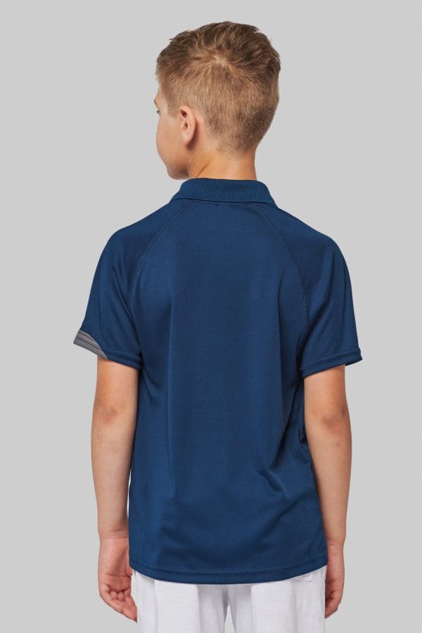 Polo de sport manches courtes enfant – Image 3