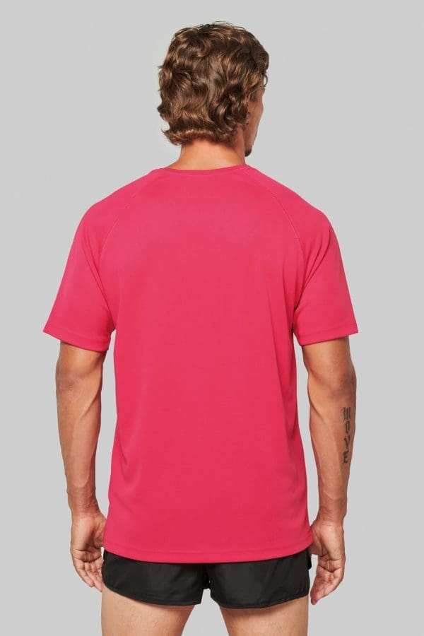 T-shirt de sport manches courtes col v homme – Image 3