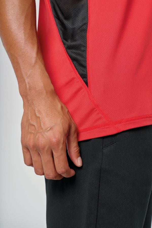 T-shirt de sport bicolore unisexe – Image 7