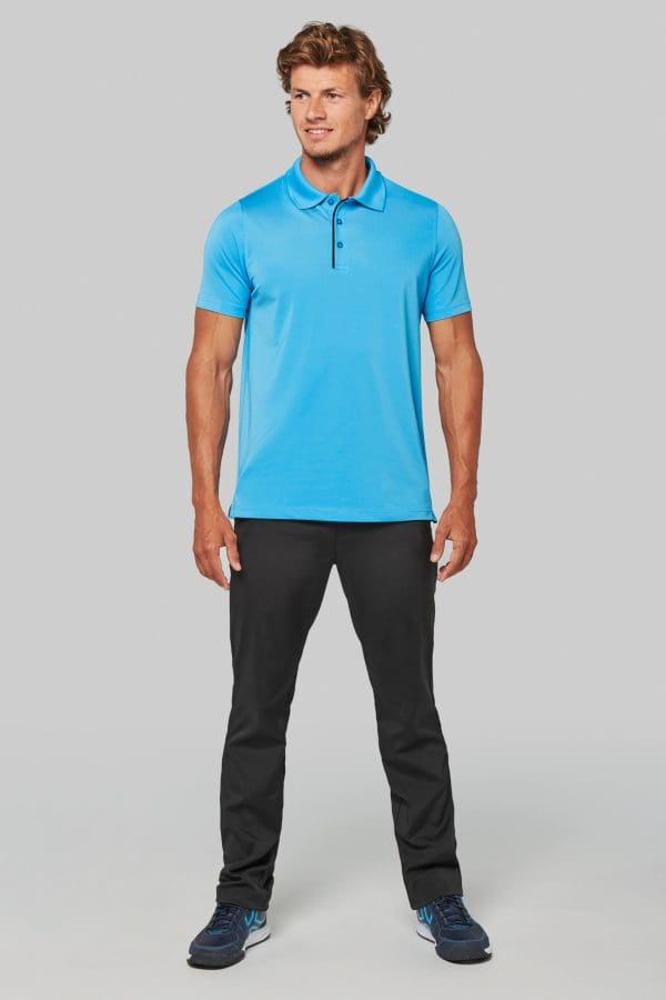 Polo maille piquée sport manches courtes – Image 5
