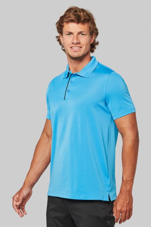 Polo maille piquée sport manches courtes – Image 4