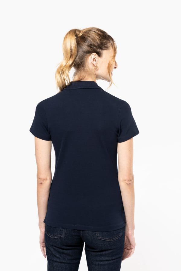 Polo Supima® manches courtes femme – Image 3