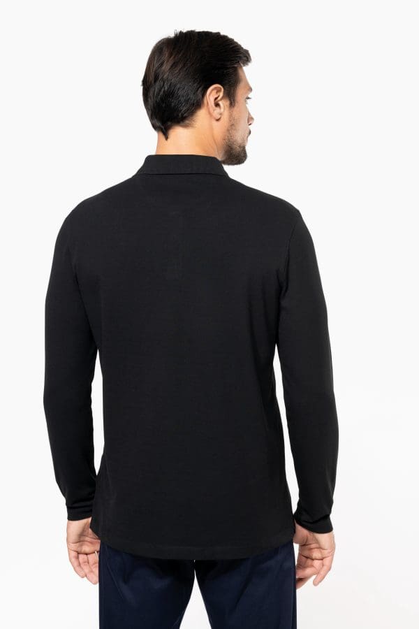 Polo Supima® manches longues homme – Image 3