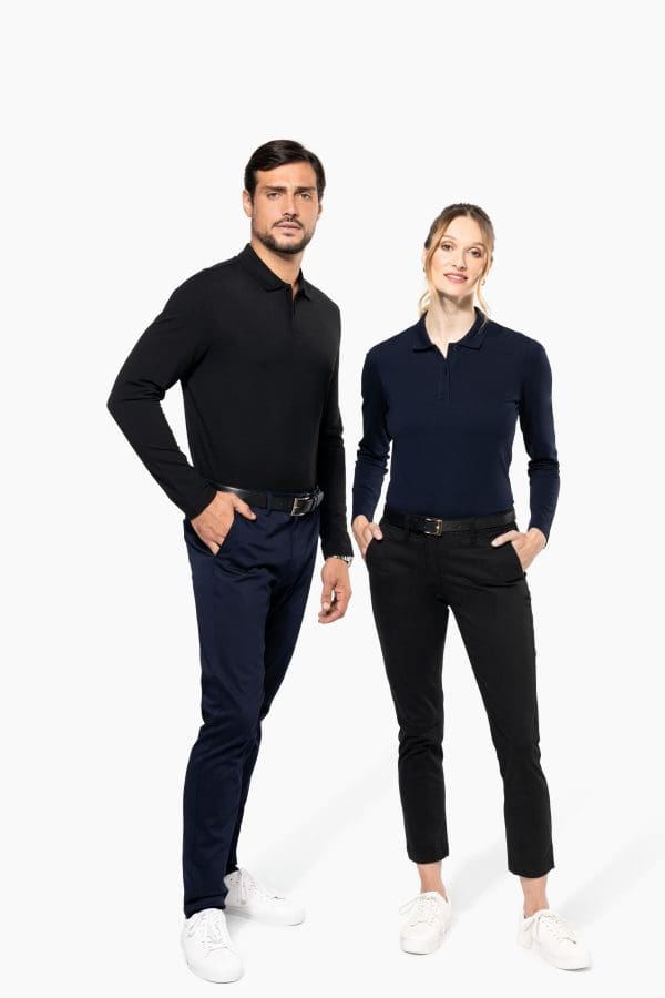 Polo Supima® manches longues homme – Image 9
