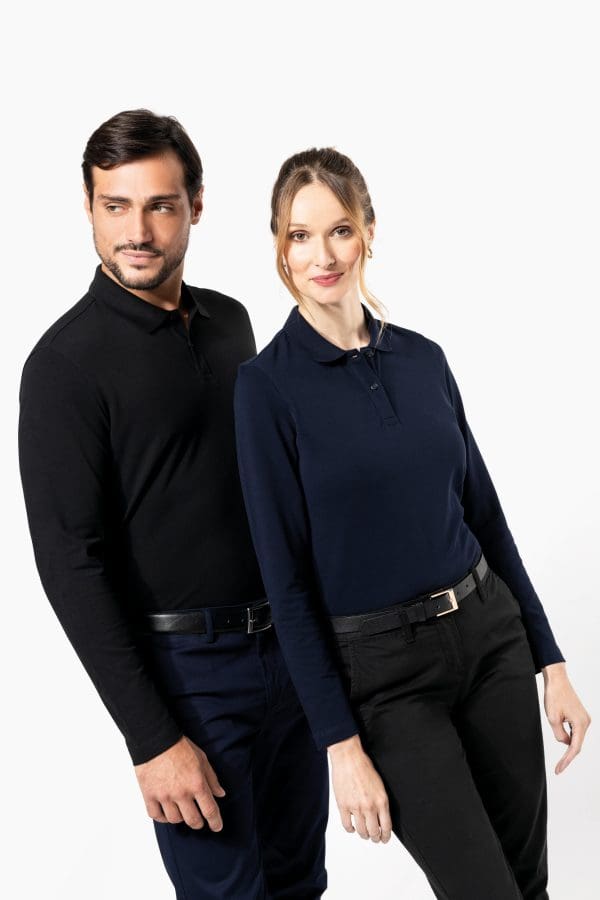 Polo Supima® manches longues homme – Image 8