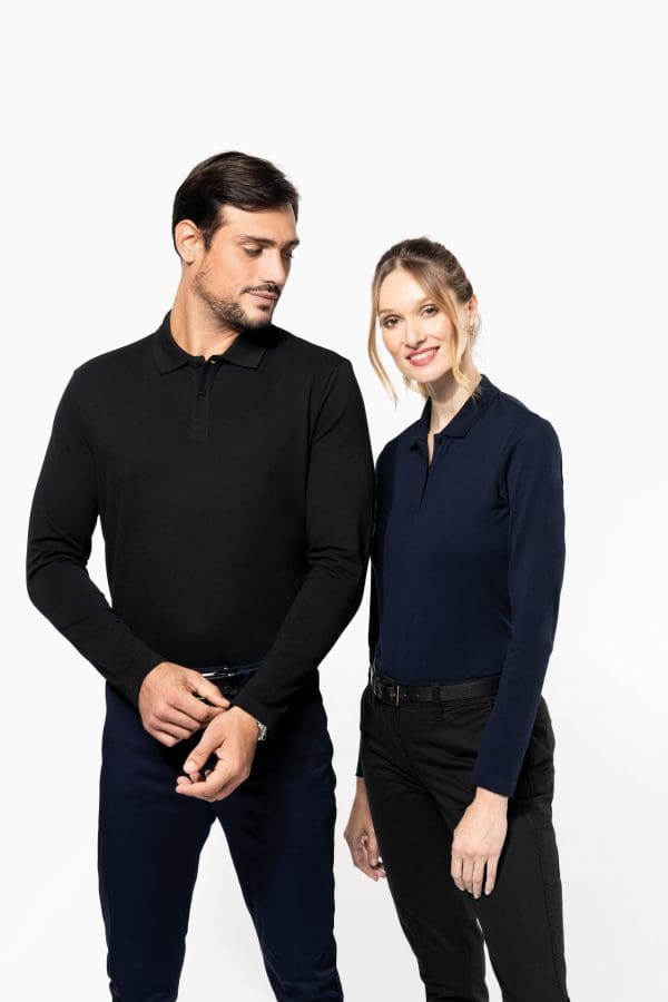 Polo Supima® manches longues homme – Image 7