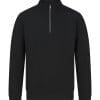 Sweat-shirt col zippé unisexe – Image 12