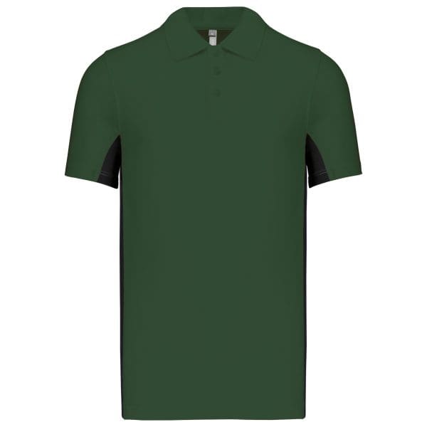 Polo piqué manches courtes bicolore homme – Image 45