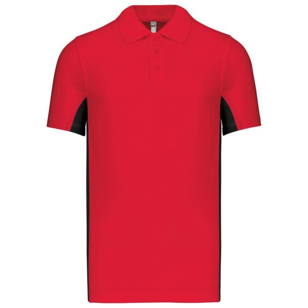Polo piqué manches courtes bicolore homme – Image 81