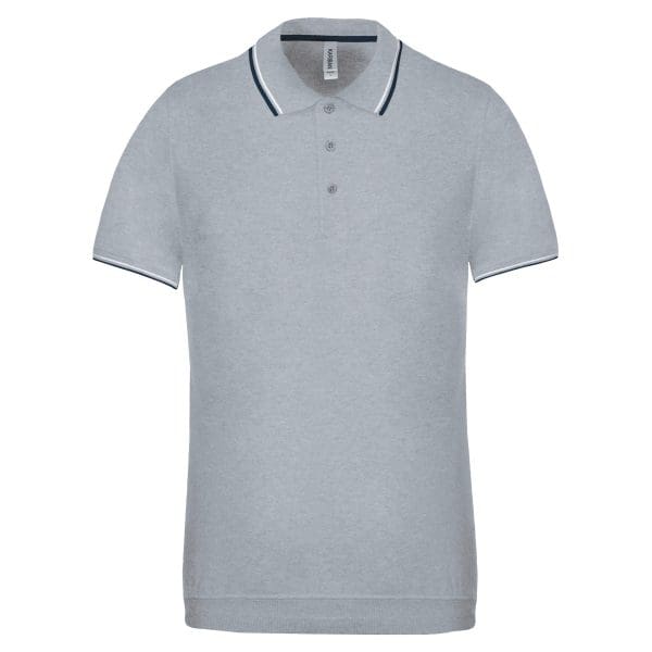Polo maille piquée manches courtes homme – Image 123
