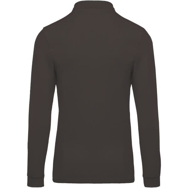 Polo piqué manches longues homme – Image 217