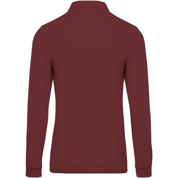 Polo piqué manches longues homme – Image 385