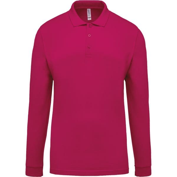 Polo piqué manches longues homme – Image 40
