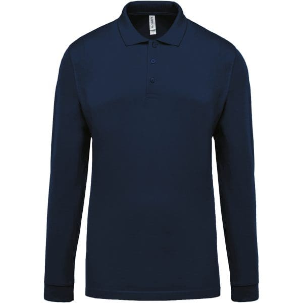 Polo piqué manches longues homme – Image 82