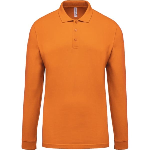 Polo piqué manches longues homme – Image 96