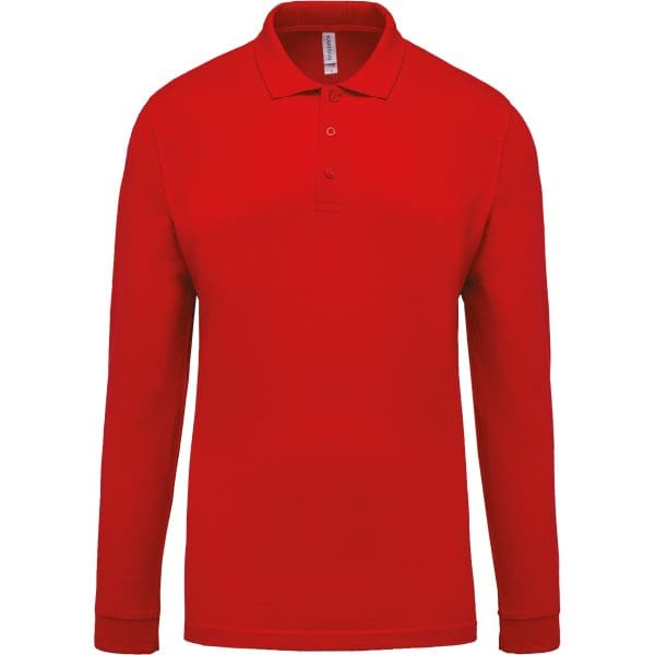 Polo piqué manches longues homme – Image 124