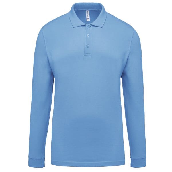 Polo piqué manches longues homme – Image 138