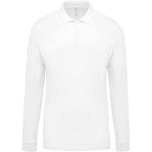 Polo piqué manches longues homme – Image 166