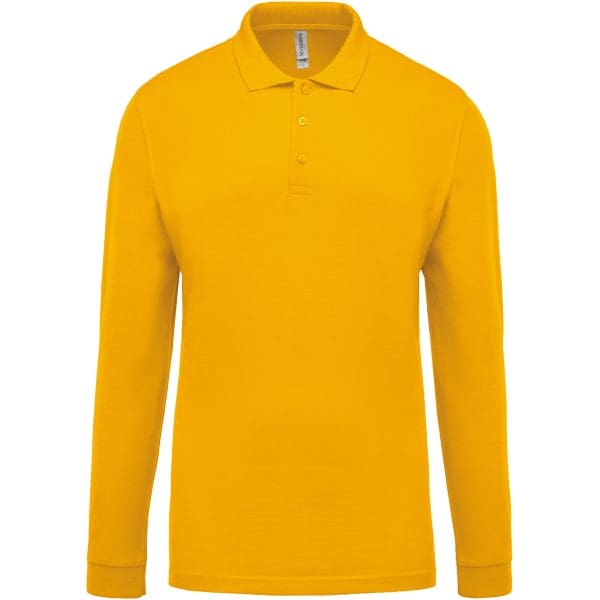 Polo piqué manches longues homme – Image 194