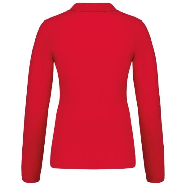 Polo piqué manches longues femme – Image 357