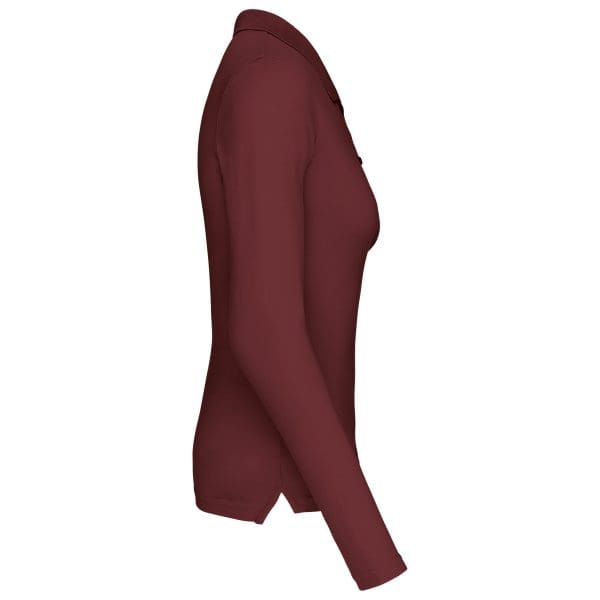 Polo piqué manches longues femme – Image 195
