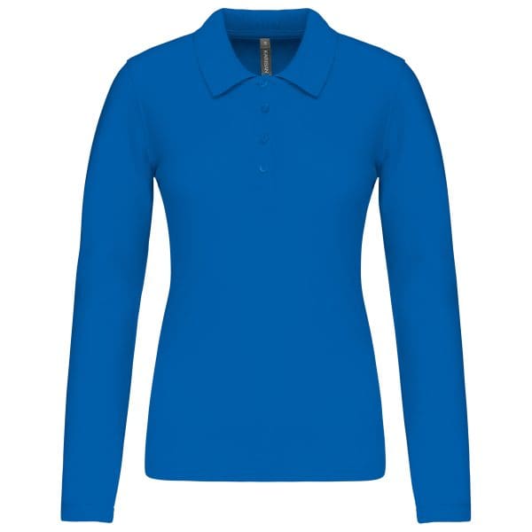 Polo piqué manches longues femme – Image 82