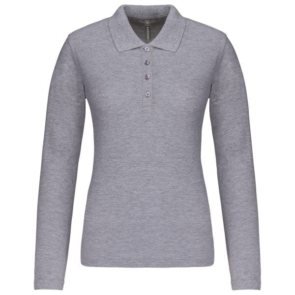 Polo piqué manches longues femme – Image 124