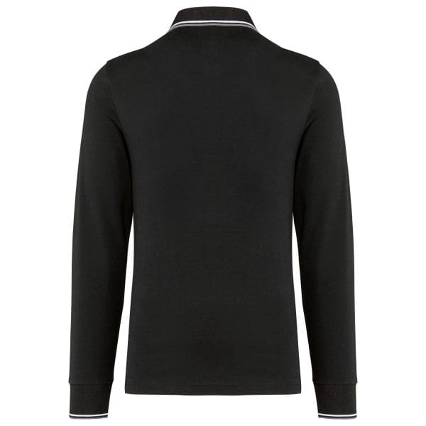 Polo maille piquée manches longues homme – Image 75