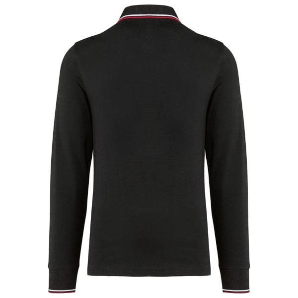 Polo maille piquée manches longues homme – Image 87