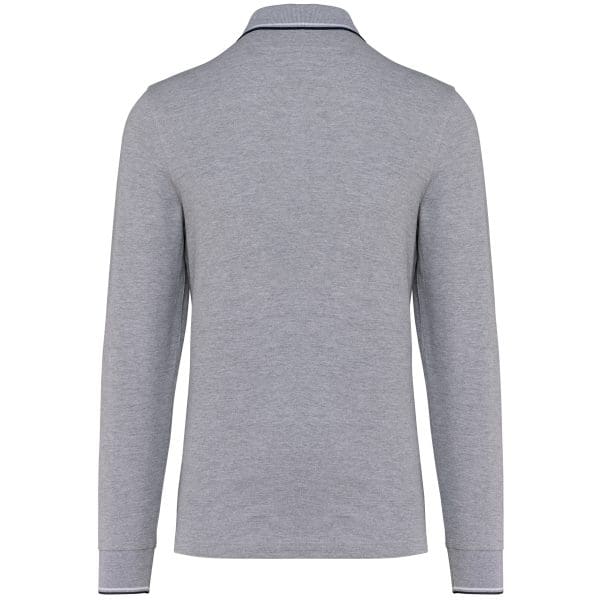 Polo maille piquée manches longues homme – Image 111