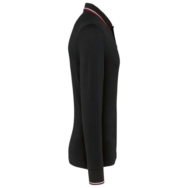 Polo maille piquée manches longues homme – Image 22