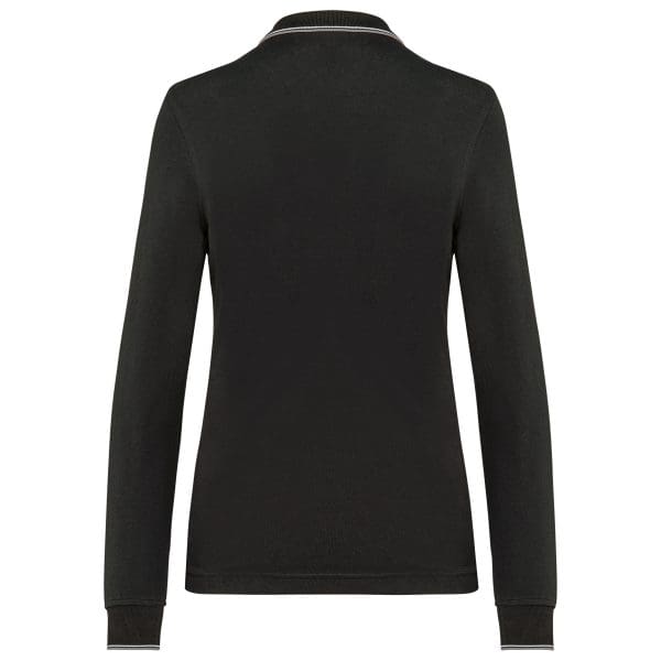 Polo maille piquée manches longues femme – Image 75