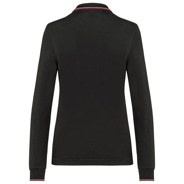 Polo maille piquée manches longues femme – Image 87
