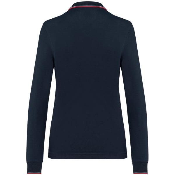 Polo maille piquée manches longues femme – Image 99