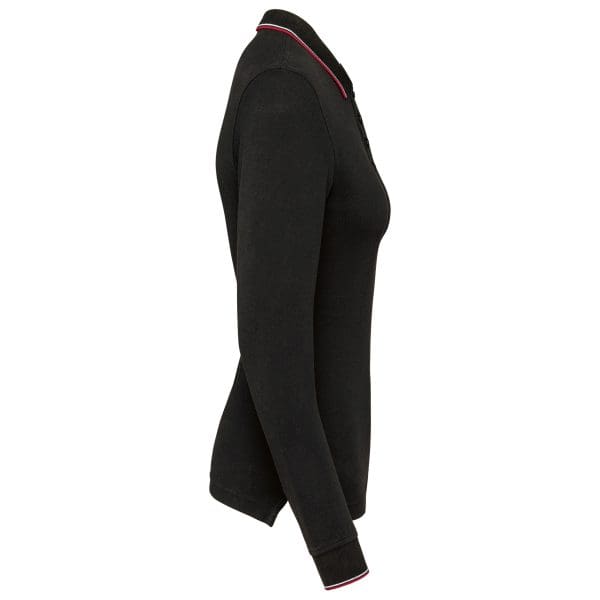 Polo maille piquée manches longues femme – Image 22