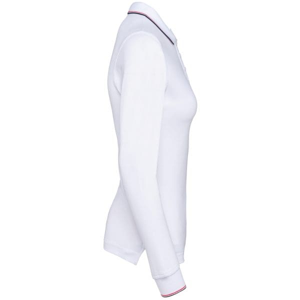Polo maille piquée manches longues femme – Image 58