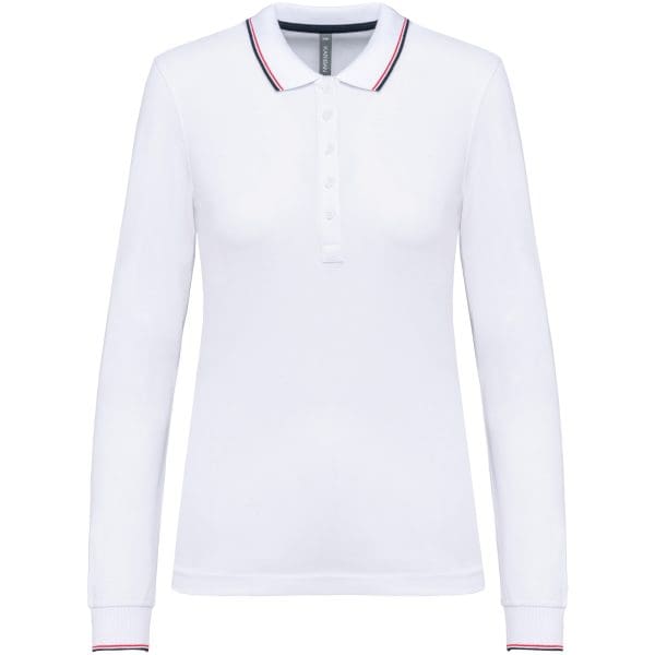 Polo maille piquée manches longues femme – Image 57