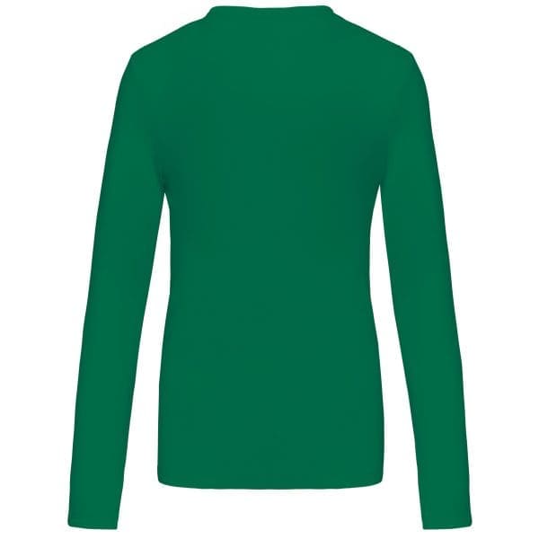 T-shirt col V manches longues femme – Image 351