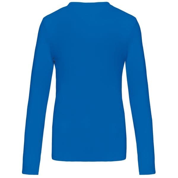 T-shirt col V manches longues femme – Image 363